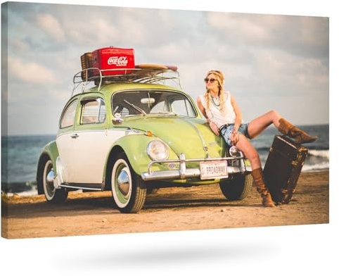 colorland. Foto en lienzo personalizada – (Formato: 60x40 / Horizontal) - Convierte tus fotos en cuadros decorativos mural personalizado para decorar cada rincón de tu hogar con recuerdos únicos