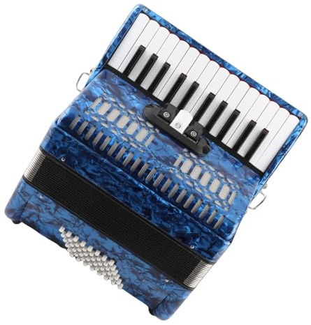 aqxreight Acordeón de Celuloide IRIN Delicioso Instrumento Musical con 26 Teclas y 48 Botones de bajo Ideal para Actuaciones en Escenario y Principiantes