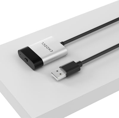CHOOCL USB Bluetooth-adapter för iPod-musikkälla - kompatibel med Infiniti, Honda, Toyota, Lexus, Chevrolet Malibu, Volvo, Ford, Mazda, Bluetooth-mottagare
