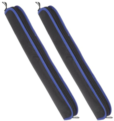 CVUTOVO Bolsa para Flauta Portátil de Tela Oxford, 2 Unidades, Estuche Ligero y Resistente para Instrumentos Musicales, Organizador Práctico para Transportar Flautas en Conciertos