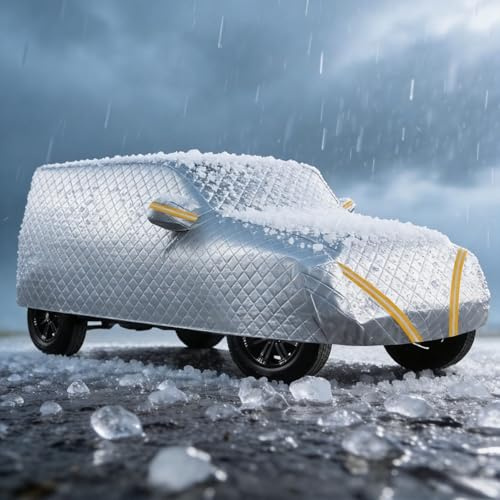 Telo Copriauto Antigrandine Imbottito Per Skoda Yeti Telo Auto Tutte Le Stagioni Protettiva Esterno Copertura Completa Durevole Proteggere Dai Danni Della Grandine
