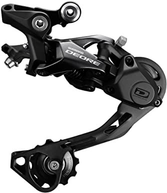 SHIMANO RD-M6000 Deore 10-speed Shadow+ design rear derailleur, GS, black