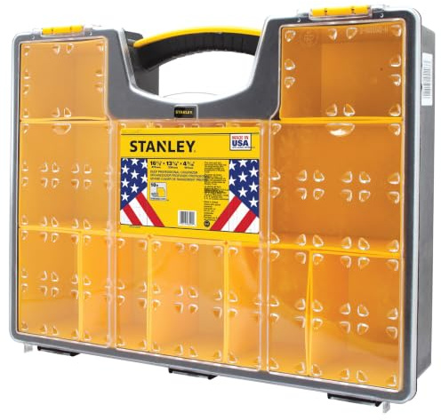 STANLEY Deep Pro Small Parts Organizer, 10 Compartments (STST14710)