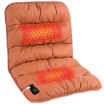 Calentador de asiento para silla de ruedas – Cojín calefactado, almohadilla de asiento cálida ajustable de 3 modos – Cojín de asiento cálido alimentado por USB para mayor comodidad y alivio del dolor