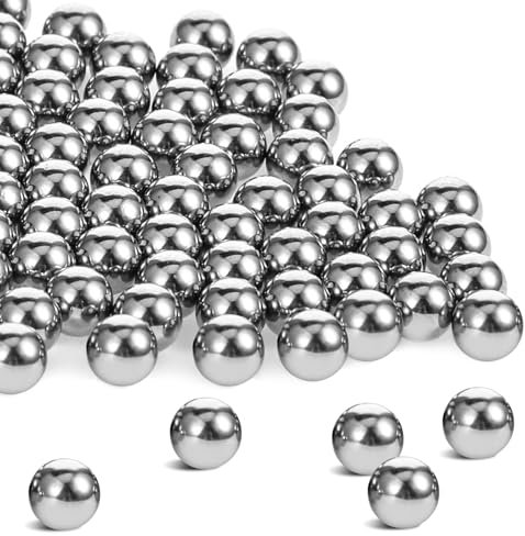 CIATBYYJ 150 Pcs Paint Mixing Balls, Stainless Steel Bearing Balls, Nail Polish Mixing Balls for Mixing Model Paints, 4mm/apr. 0.16”