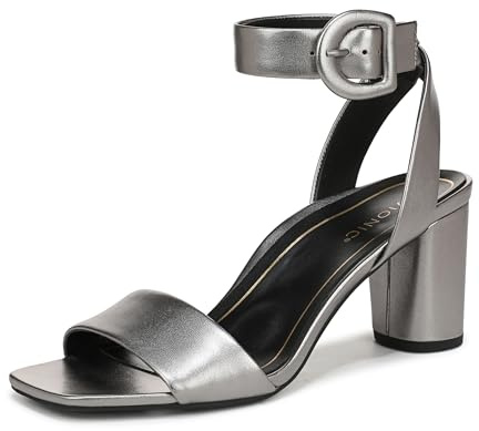 Vionic Women's Zinfandel Heeled Sandal, Pewter, 4 UK