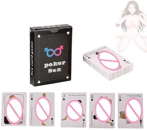 Poker Sex pokerkort, bordsspel på fritiden, instruktioner för heta poser