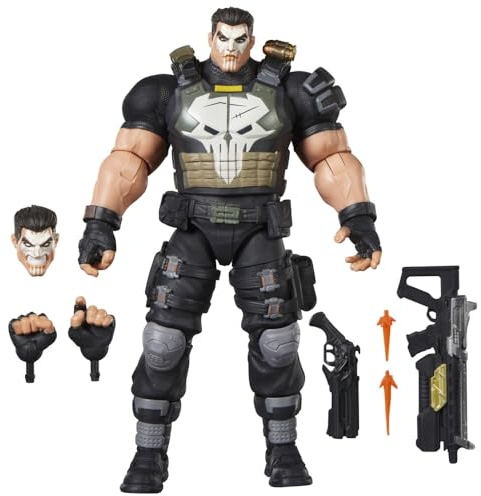 Marvel Legends Series Marvel Rivals The Punisher, Video Game-Inspired Collectible 6-Inch Action Figure
