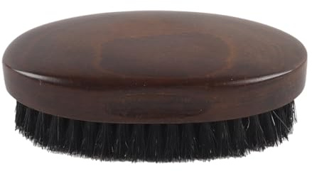 Ubric Retro Men 's Oily Hair Brush, spazzola per barba con setole di cinghiale per uomini, peli del viso non statici, per la cura maschile e i viaggi