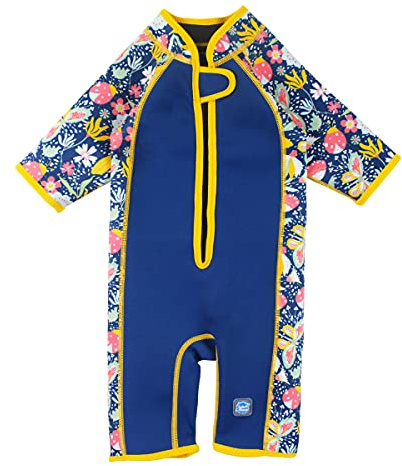 Splash About Combinaison de plongée Shorty pour Enfant, Garden Delight, 2-4 Ans