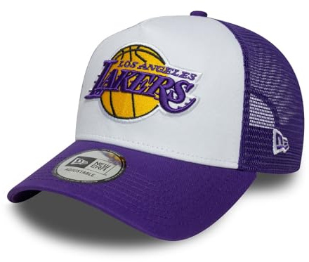 New Era A-Frame Trucker Cap - SIDEPATCH Los Angeles Lakers