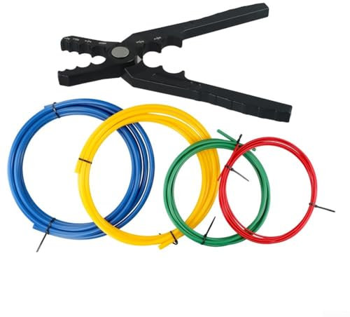 babominimer Set professionale di riparazione per tubi in rame e alluminio, pinze manuali e piegatrice per tubi da 1/4 a 7/8, asta a leva estesa per un facile utilizzo