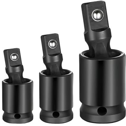 Jeu de douilles pivotantes - Jeu de douilles articulées pivotantes, douilles à ressort à billes | Rallonge de douilles rotative à 360°, jeu d'adaptateurs de douilles articulées pour la réparation et l