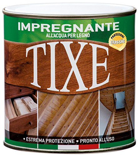 TIXE Impregnante per Legno all'Acqua – Vernice Protettiva e Decora per Legno Esterna e Interna, Neutro 250 ML