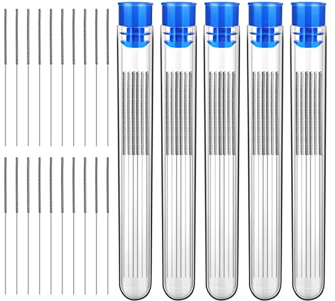 Lot de 50 Buses d'imprimante 3D - Aiguilles en Acier Inoxydable de 0,4 mm - Nettoyeur de Buses - Accessoires d'imprimante 3D