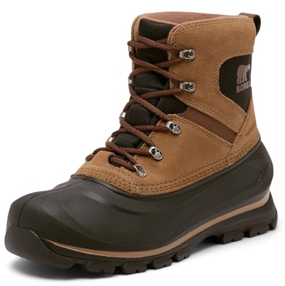 Sorel Buxton Lace Boot WP, Stivali da Neve Impermeabili, Uomo, Delta/Black 2024/2025, 45 EU