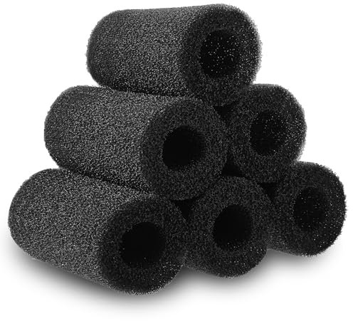 6 Stück Aquarium Filterschwamm,Vorfilter-Schwamm Aquarium Filter Zubehör,Fisch Tank Filterschwamm Filter Schutz,Verhindert das versehentliche Einatmen von kleinen Fischen und Garnelen (75x40mm）