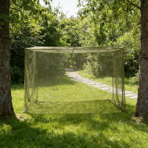 Outdoor Square Mosquito Net No Installation Portable Hanging Camping Insect Net Bug Free for Hiking Garden Hammock