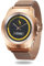 MyKronoz ZeTime Elite Reloj Inteligente híbrido 44mm con Agujas mecánicas sobre una Pantalla a Color táctil – Regular Cepillado Oro Rosa/Milanese