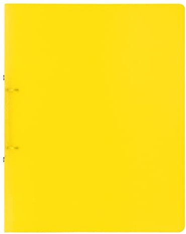 NEU BRUNNEN Ringbuch FACT!pp mit 2 Ringen, DIN A4, 16mm Füllhöhe, gelb