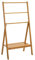 LOLAhome - Toallero de pie Triple de bambú Natural de 100x53x30 cm con 1 Estante de 1 Estante de 46,5x23 cm