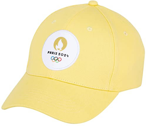 PARIS 2024 Kappe JO Offizielle Kollektion Olympische Spiele – Größe verstellbar, gelb, Einheitsgröße