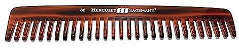 Hercules Sägemann Strähnenkamm Styling-Kamm Cellon 66 handgemacht ca. 18,5 cm grobe Zahnung (66)