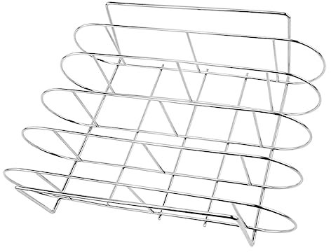 SEWOART Côtes Acier Inoxydable Support De Barbecue Étagère à Côtes Pour Barbecue Cuisson De Steak Et Rôtis