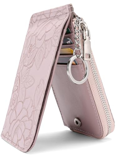 GAEKEAO Portafoglio Portafoglio da Donna Piccolo con Blocco RFID Portafoglio da Donna con Tasca a Zip