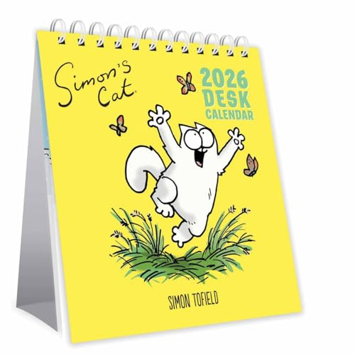 Simon's Cat Easel Desk Calendar 2026