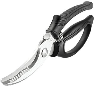 HOLIDYOYO Ciseaux à Volaille Poulet Robustes Cuisine, Poignée Antidérapante Ergonomique, Acier Inoxydable Ultra-tranchant, Adaptés à La Découpe De Viande Et D'os, Usage Domestique Et Professionnel