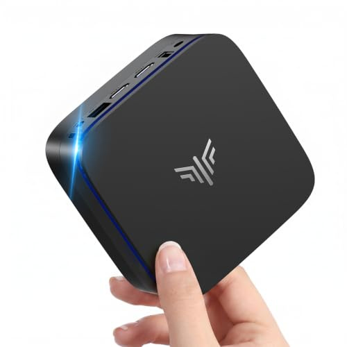 NiPoGi AK1PLUS Mini PC Windows 11 Pro, Intel Celeron N5095 (Up to 2.9GHz), 16GB+256GB SSD, Dual 4K Mini Computer Support 2.5'' SSD Expansion, WiFi, BT, Ethernet, Business Home Office Mini PC