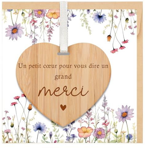 TheGiffter Carte Merci Femme, Cadeau Remerciement avec Enveloppe