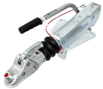 AL-KO Dispositif de depassement 251G 1550 a 3000 kg Timon Type V remorque avec attelage AK 301 systeme de freinage a inertie pour remorque freinee Montage sur Timon V sur Route