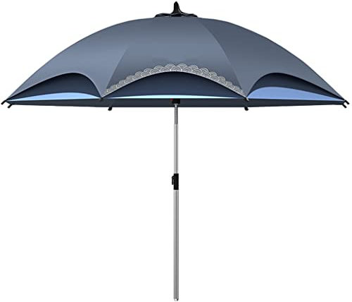 DUNAKE Sombrilla Terraza, Sombrilla De Jardin, Parasol Excentrico con Ajuste De Ángulo De Inclinación De 360°, Barra De Elevación Ajustable, Toldo Oxford, para Balcón (Size : 2.2m/7.2ft)