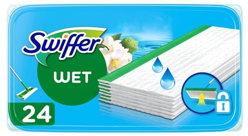 Swiffer Bodenwischer Feuchte Bodentücher Mit Frischem Duft Wie Nach Dem Lüften 24 Tücher, Für Eine Schnelle Und Einfache Reinigung