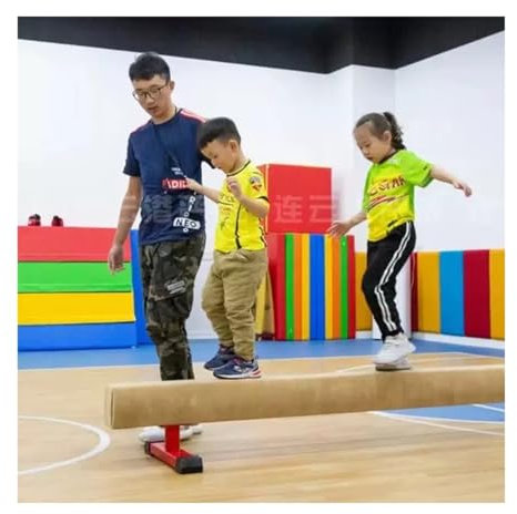 YXXSDP 6.6 Ft Long Balance Beam-Gymnastics Beam-Floor Beam for Kids Adults, Professional Extra Firm Walking Beams Bar, Home Gymnastics Equipment for School Gym Club