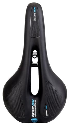 HOUSON Selle de vélo ergonomique en gel pour vélo, Gravel Bike, VTT, VTT 150 mm x 275 mm Modèle de course