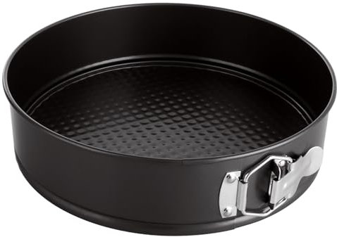 ASelected Springform 26 CM Rund Kuchenform Backform Auslaufsicherer Rand Kuchenform Antihaftbeschichtet Removable Base Cake Pan Set für Kuchen Torten