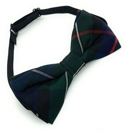 Pre-Tied Tartan Bow Tie, Scottish Made, Traditional Menswear (Mackenzie)