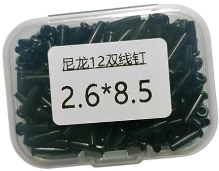 kowaku Occhielli a Doppia Corda per Racchetta da Badminton, in Nylon per Tecnici, 2,6x8,5 mm