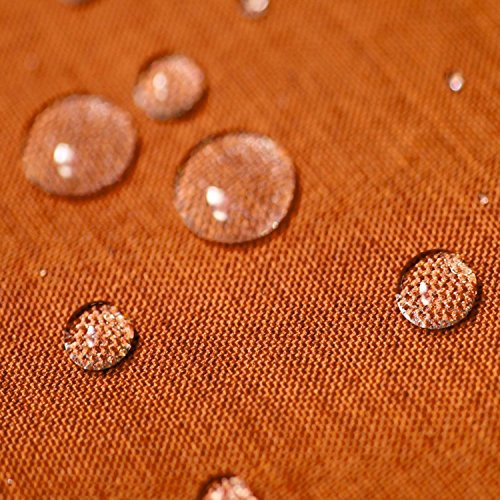 Garten-Tischdecke Lotus-Effekt Eckig 90x90 cm Orange - Farbe & Größe wählbar mit Fleckschutz - (GT_E90x90Orange)