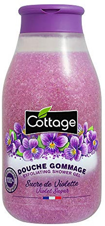 COTTAGE - Dusche Peeling Violette Zuckerkörner Peeling 100% natürlich - 270 ml