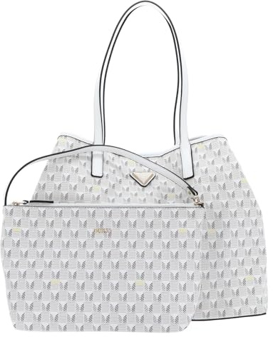 GUESS Vikky II Tote Bag L Stone Logo