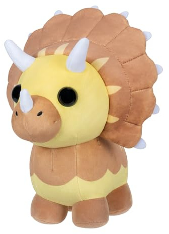 Adopt Me! AME0101-20cm Peluche Triceratops Oficial Felpa con Código de Juego