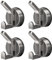 anyuan boy 4 Piezas Ganchos Ventosa,Cocina Colgador De Pared Sin Taladro Gancho Ventosa para Toalla Colgador Ventosas para Baño Ducha Cocina