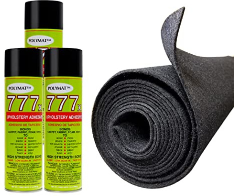 16FT x 3.75FT + 3 <777> CANS Spray Glue Adhesive Charcoal cat Dog Step Stairs ramp Blanket Tower Carpet