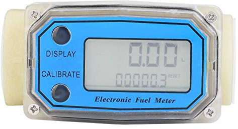 bränslemätare Vattenmätare Turbinflödesmätare 15-120L/min 1 NPT Digital Flödesvattenmätare Dieselolja