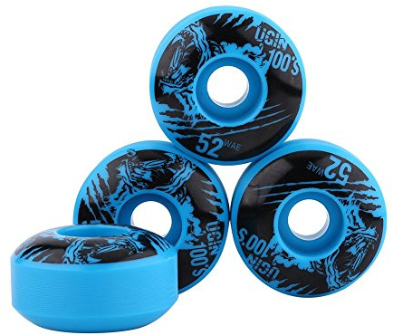 VGEBY1 Ruedas de Skateboard, Ruedas de Skateboard de Alto Rendimiento de la Serie Classic Ruedas de Skateboard duraderas PU Cruiser Longboard(Azul)