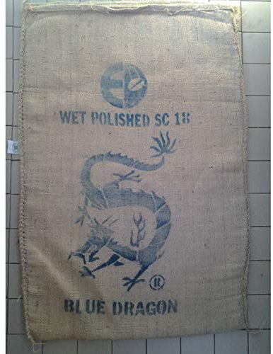 Mokaor Sacchi Juta di caffè Cafe 70x100 Sacco Tela YUTA Regali Giardinaggio Arredamento (Disegno - Blue Dragon)